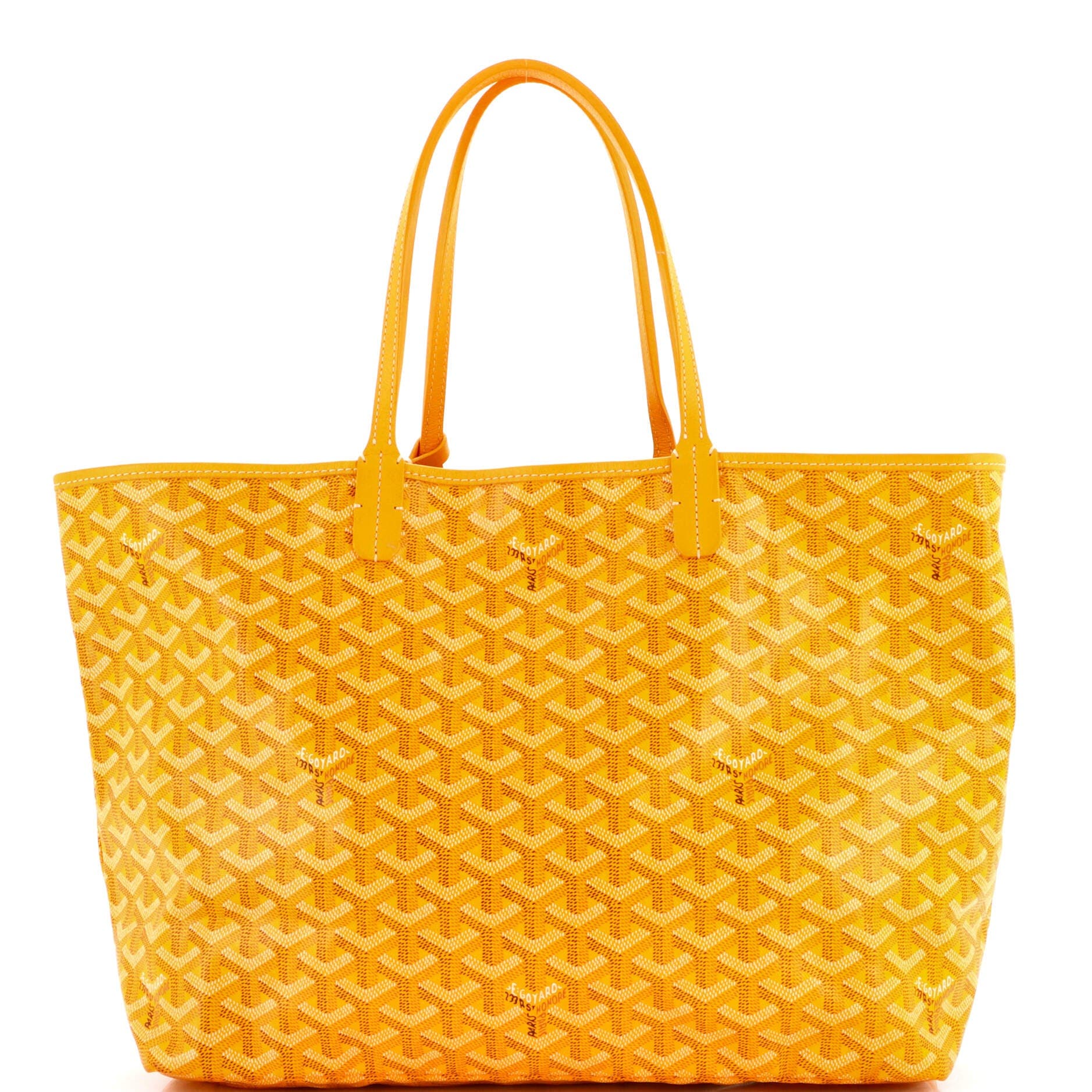 Pre-Owned Goyard Saint Louis Tote Coated Canvas PM, Main, color, Yellow