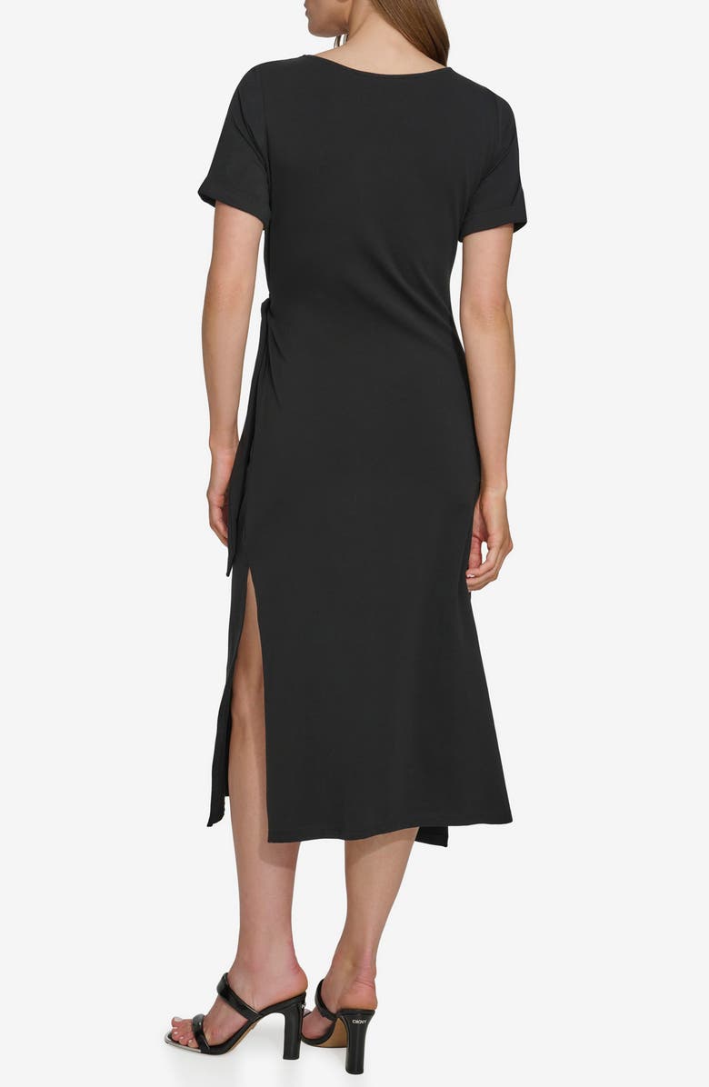 knee length dresses for ladies Frayed Linen Maxi Dress | A-Line Dress