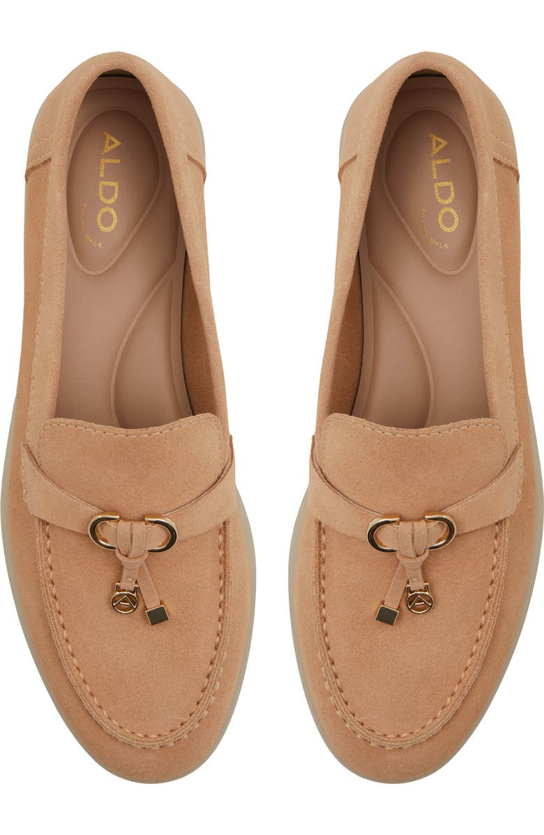 ALDO Creras Tassel Loafer, Alternate, color, Dark Beige
