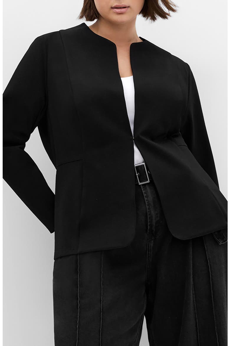 Peyton Ponte Jacket, Main, color, BLACK