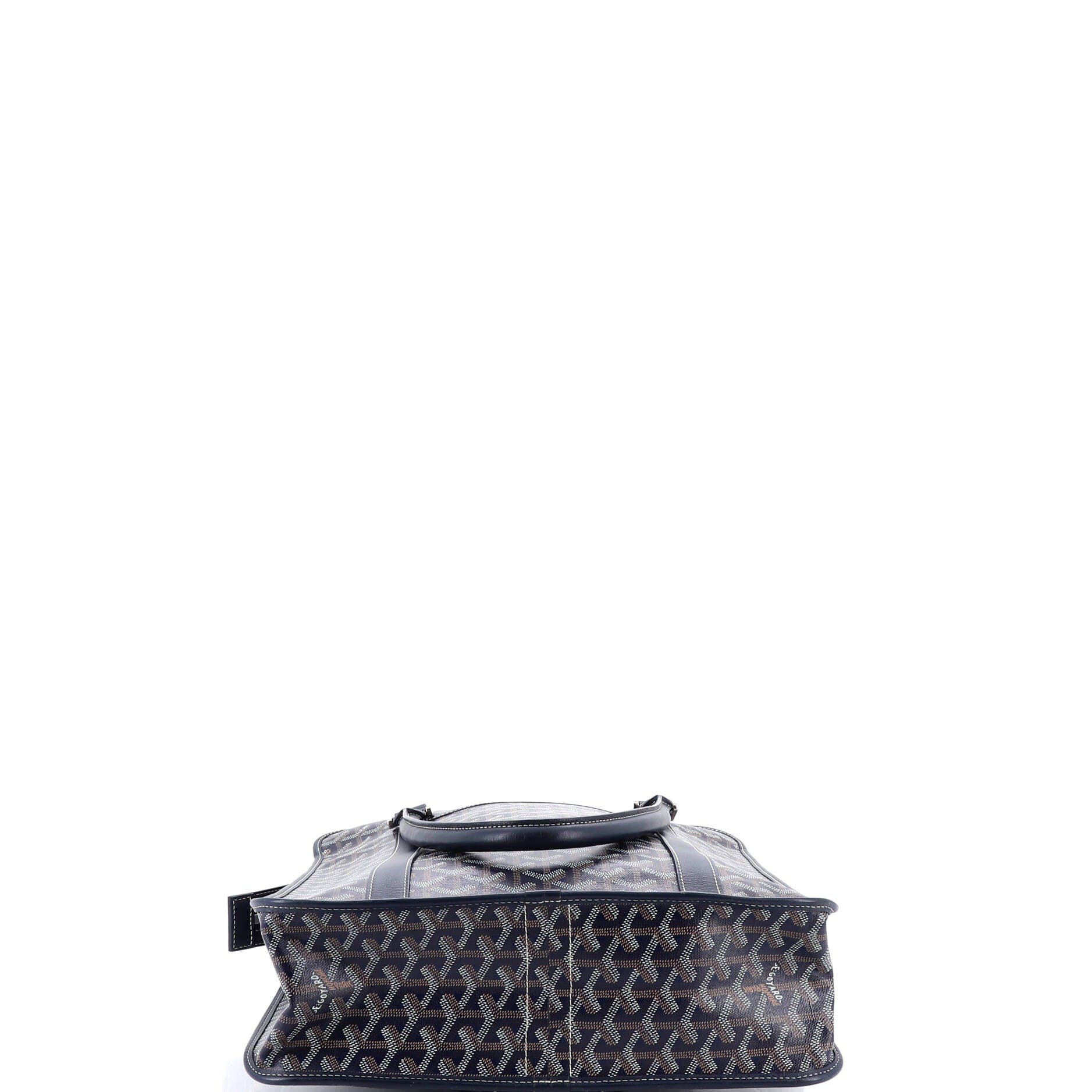 Pre-Owned Goyard Bourgogne Bag Coated Canvas, Alternate, color, Blue