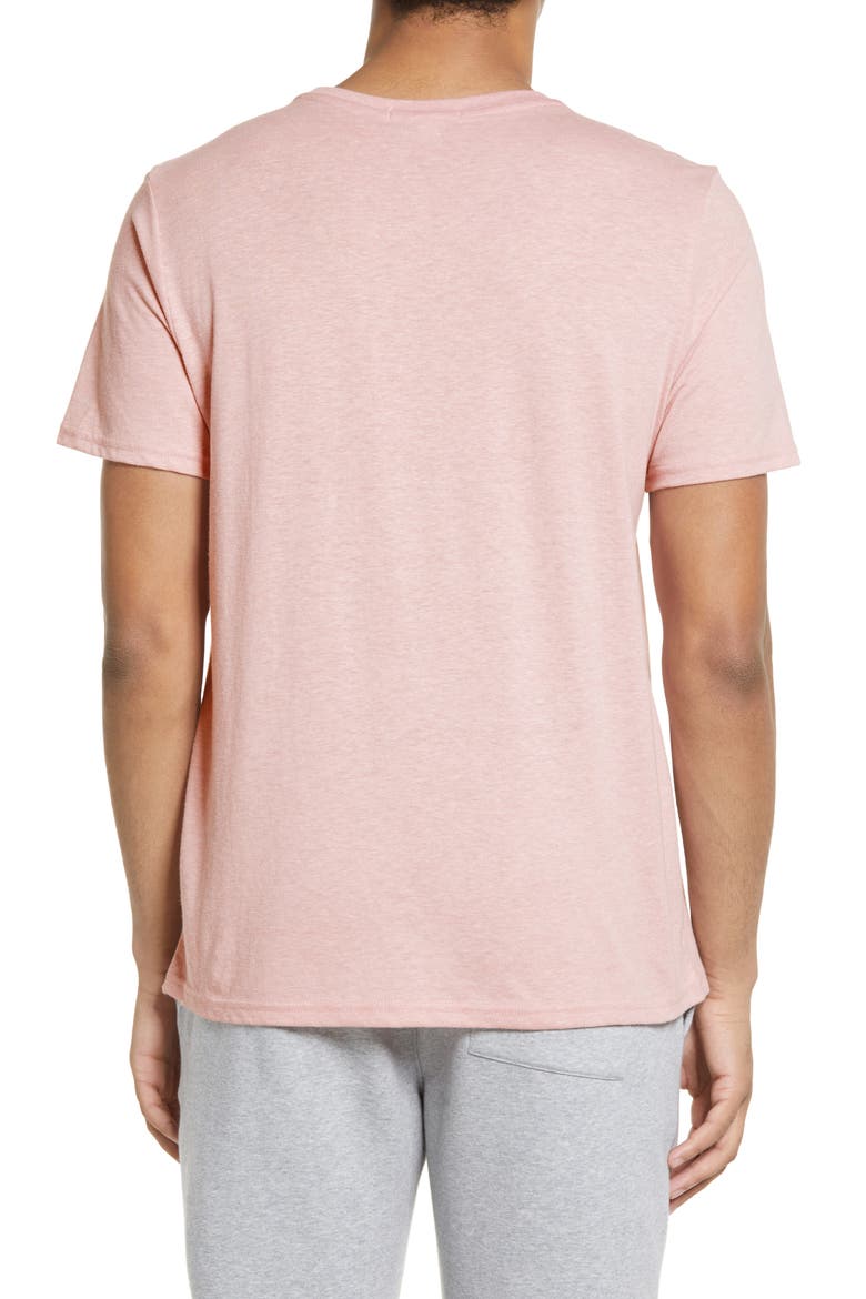 Waves Embroidered Crewneck T-Shirt, Alternate, color, CASABLANCA