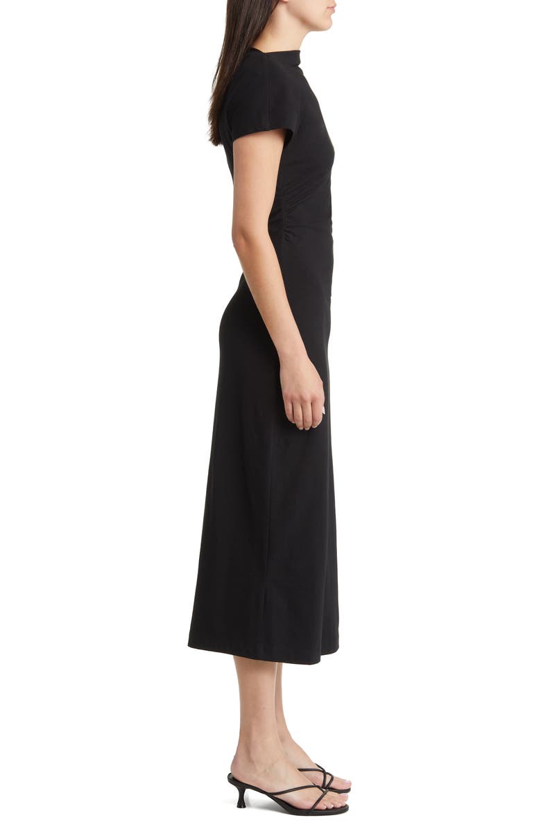 & Other Stories Ruched Cotton Dress, Alternate, color,