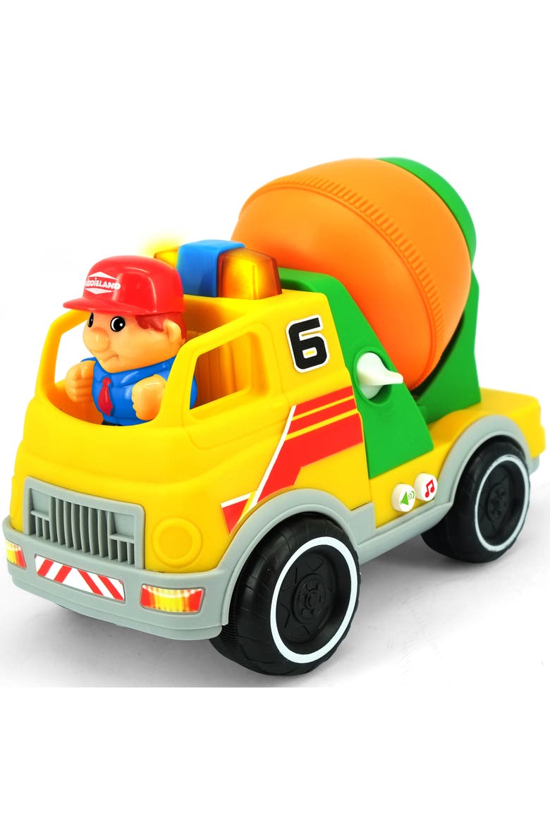 Cement Mixer Motorized Construction Toy Vehicle, Main, color, Multicolored
