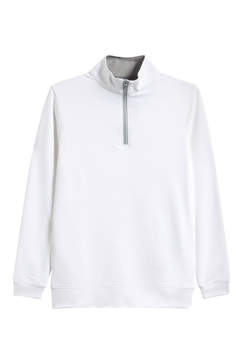 Kids' Perth Performance Quarter Zip Pullover, Main, color, WHITE