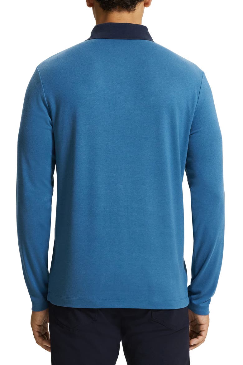 Kayser Long Sleeve Polo, Alternate, color, MIDNIGHT - G0C