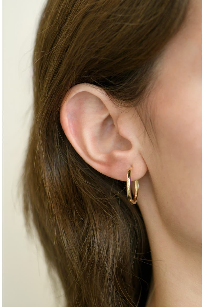 Classique Large Hoop Earrings, Alternate, color, GOLD
