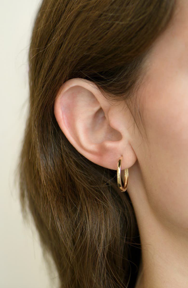 Anzie Classique Large Hoop Earrings, Alternate, color, Gold