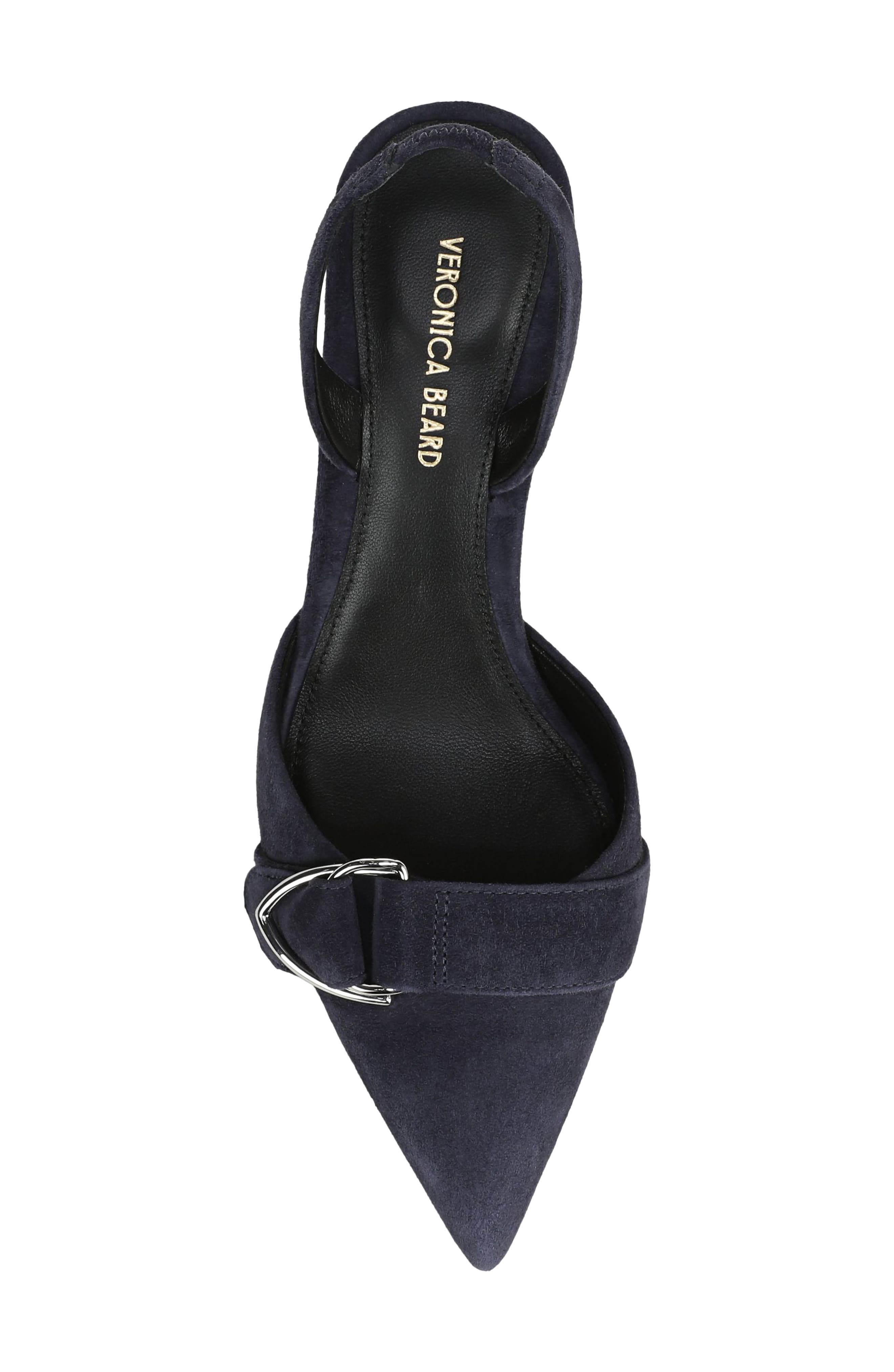 Loralyn Slingback Pointed Toe Pump, Alternate, color, NAVY