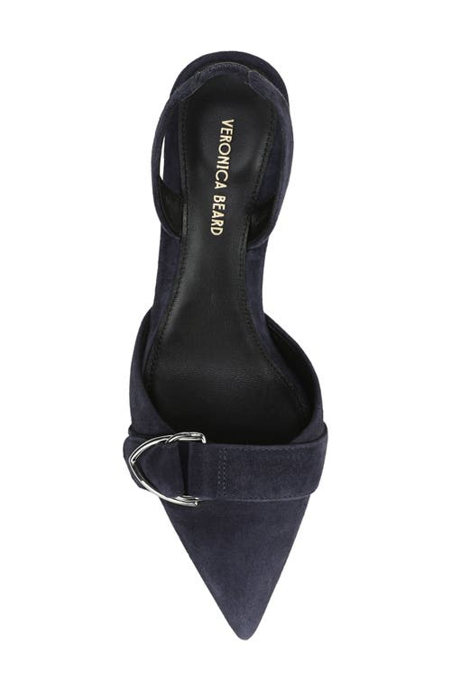 Veronica Beard Loralyn Slingback Pointed Toe Pump In Animal Print