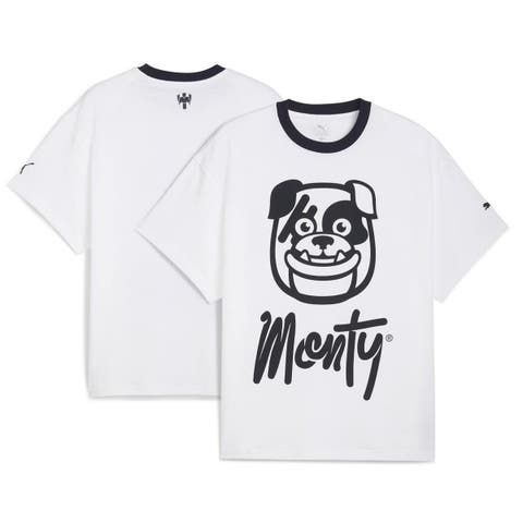 Men's Puma White CF Monterrey 2025 FIFA Club World Cup Hoops T-Shirt