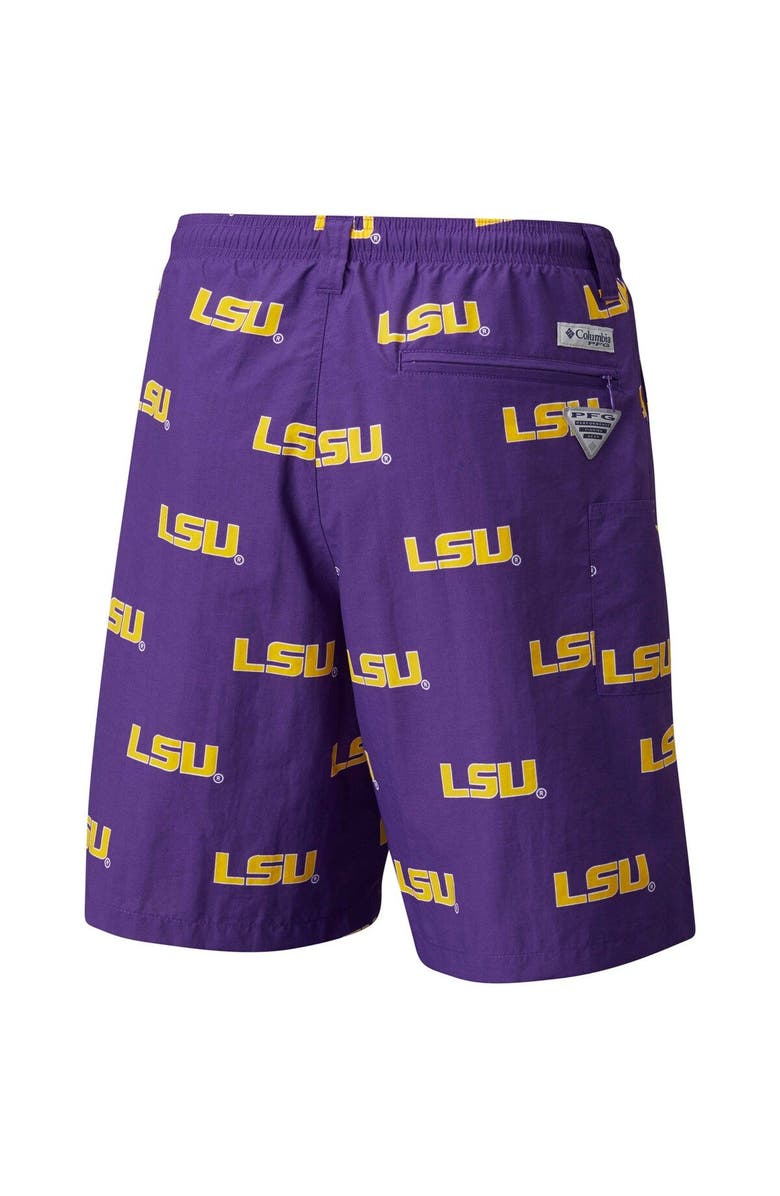 Columbia Men's Columbia Purple LSU Tigers Big & Tall Backcast Shorts, Alternate, color, Purple