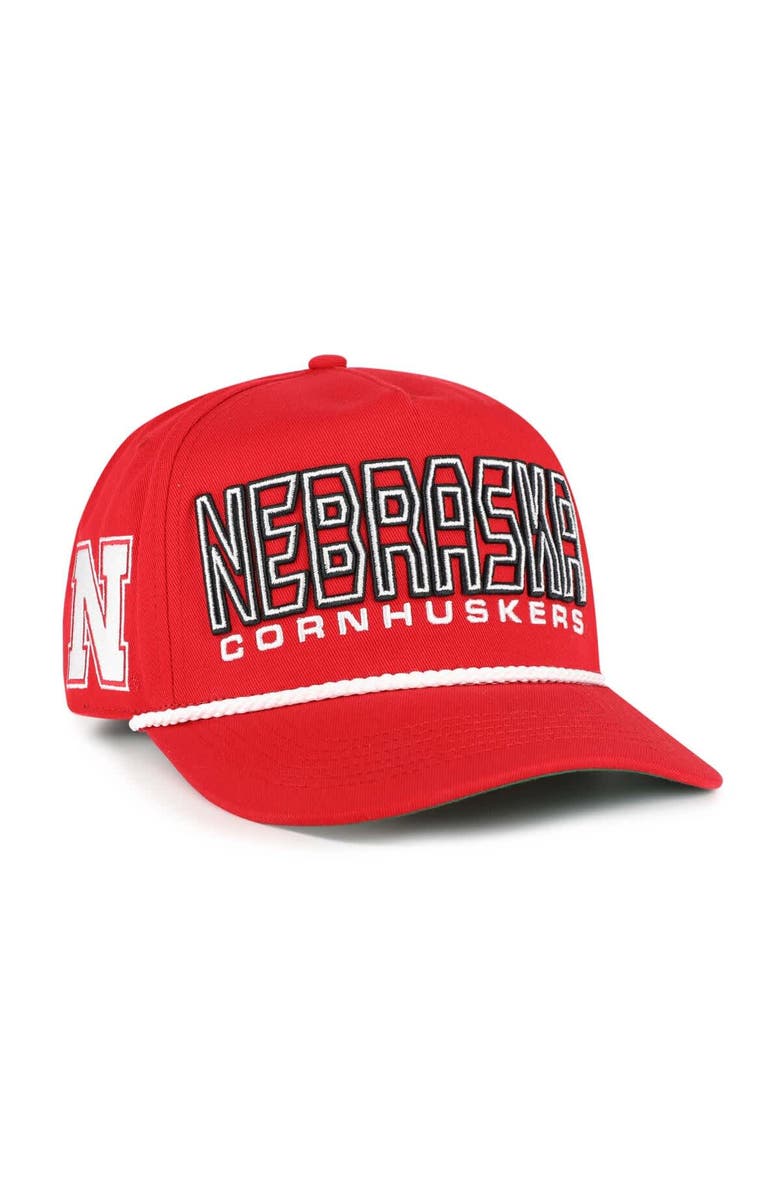 '47 Youth '47 Scarlet Nebraska Huskers Byline Hitch Adjustable Hat, Main, color, Scarlet