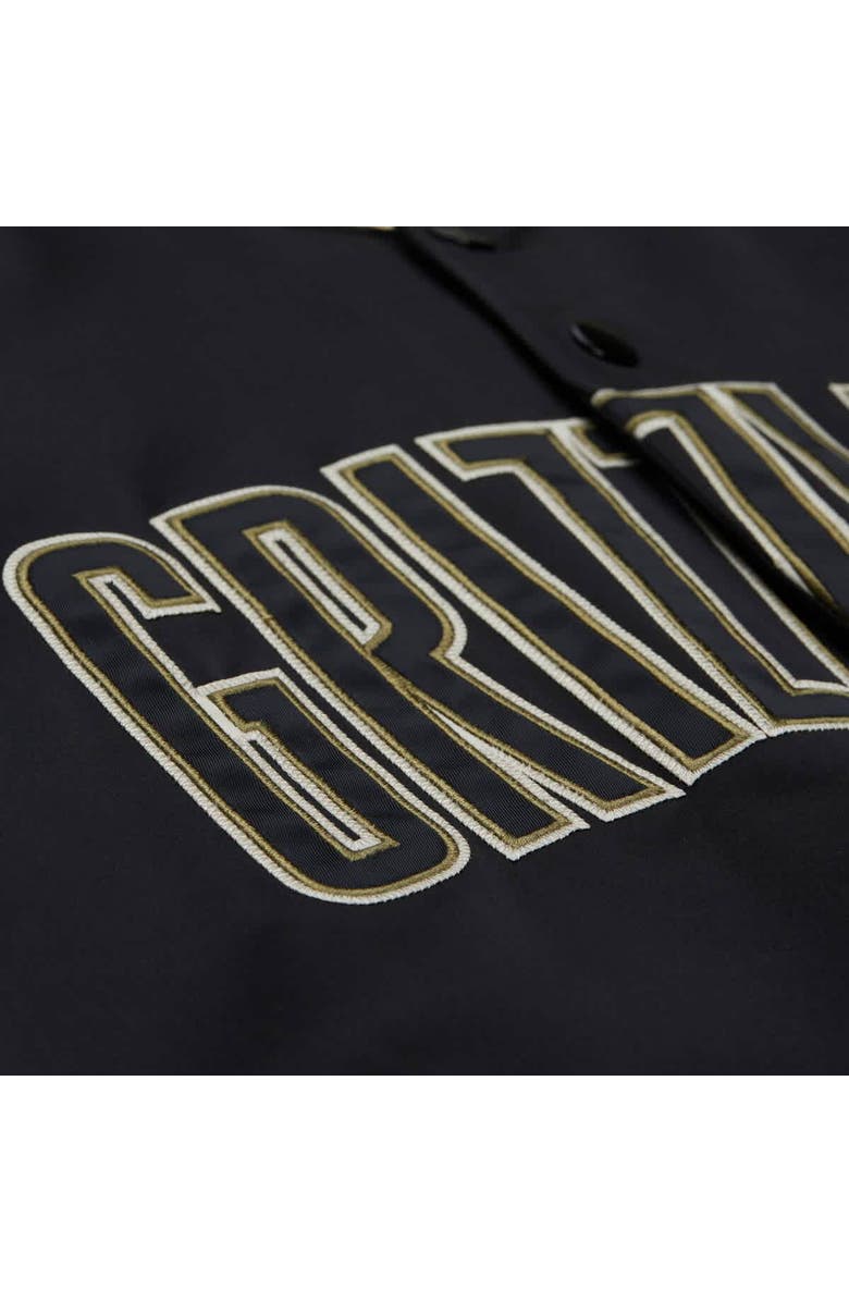 Mitchell & Ness Men's Mitchell & Ness Olive/Black Memphis Grizzlies Clutch Satin Raglan Full-Snap Jacket, Alternate, color, Olive