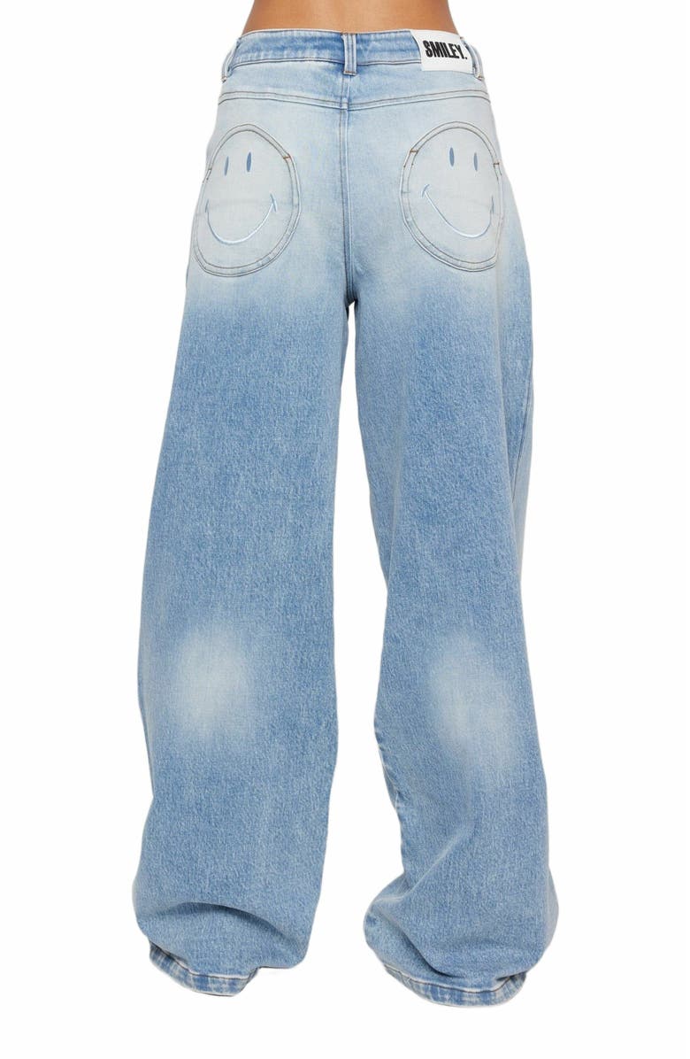 Samii Ryan | Smiley Denim Pants , Blue , Small , 2, Alternate, color, Blue