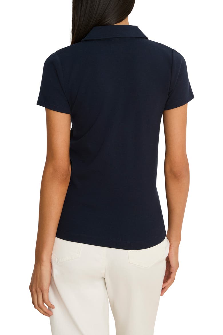 Perfect Knit Rib Polo, Alternate, color, DARK INDIGO