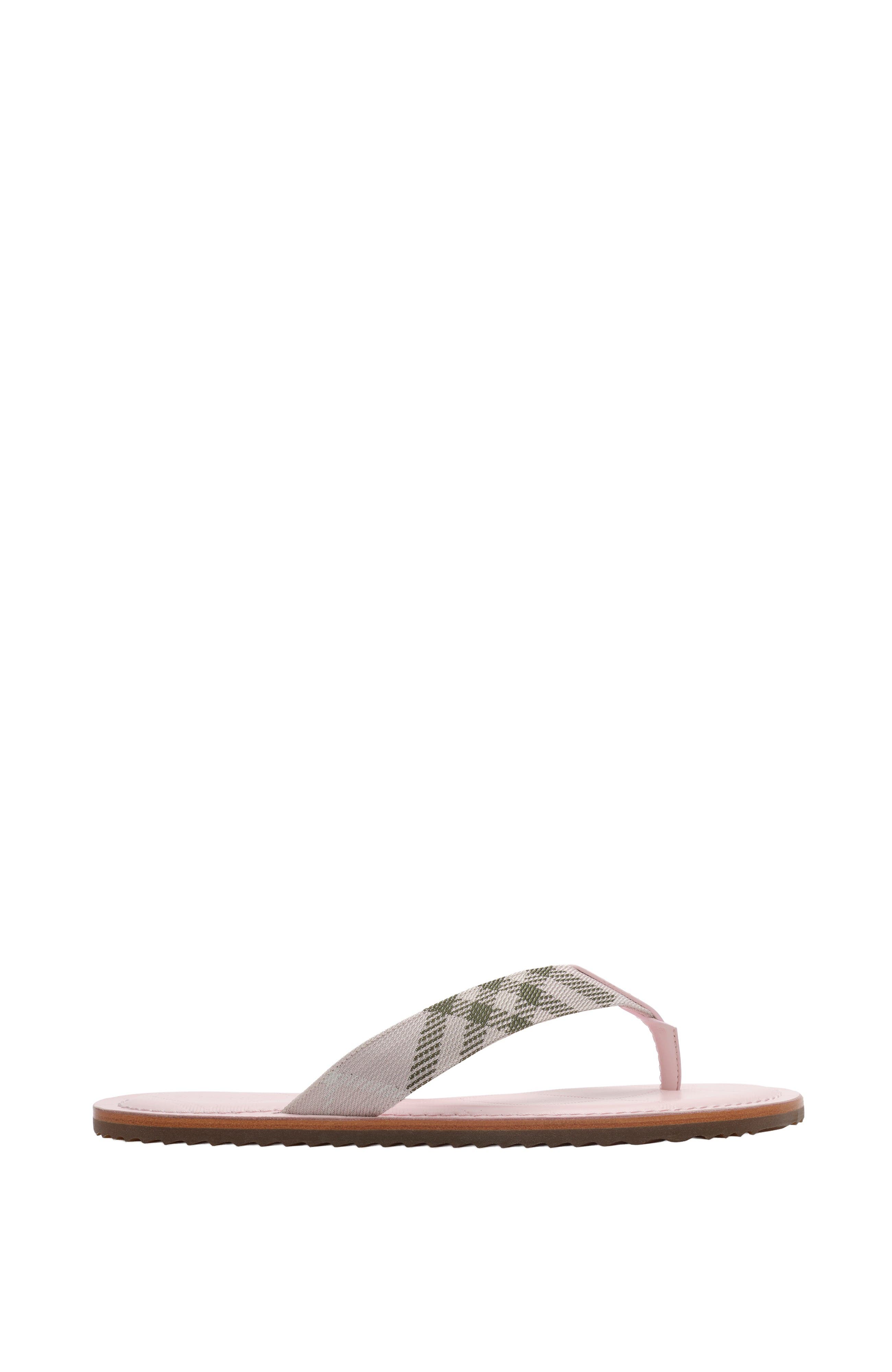 Burberry Check Pavilion Sandals, Main, color, Mallow Pink