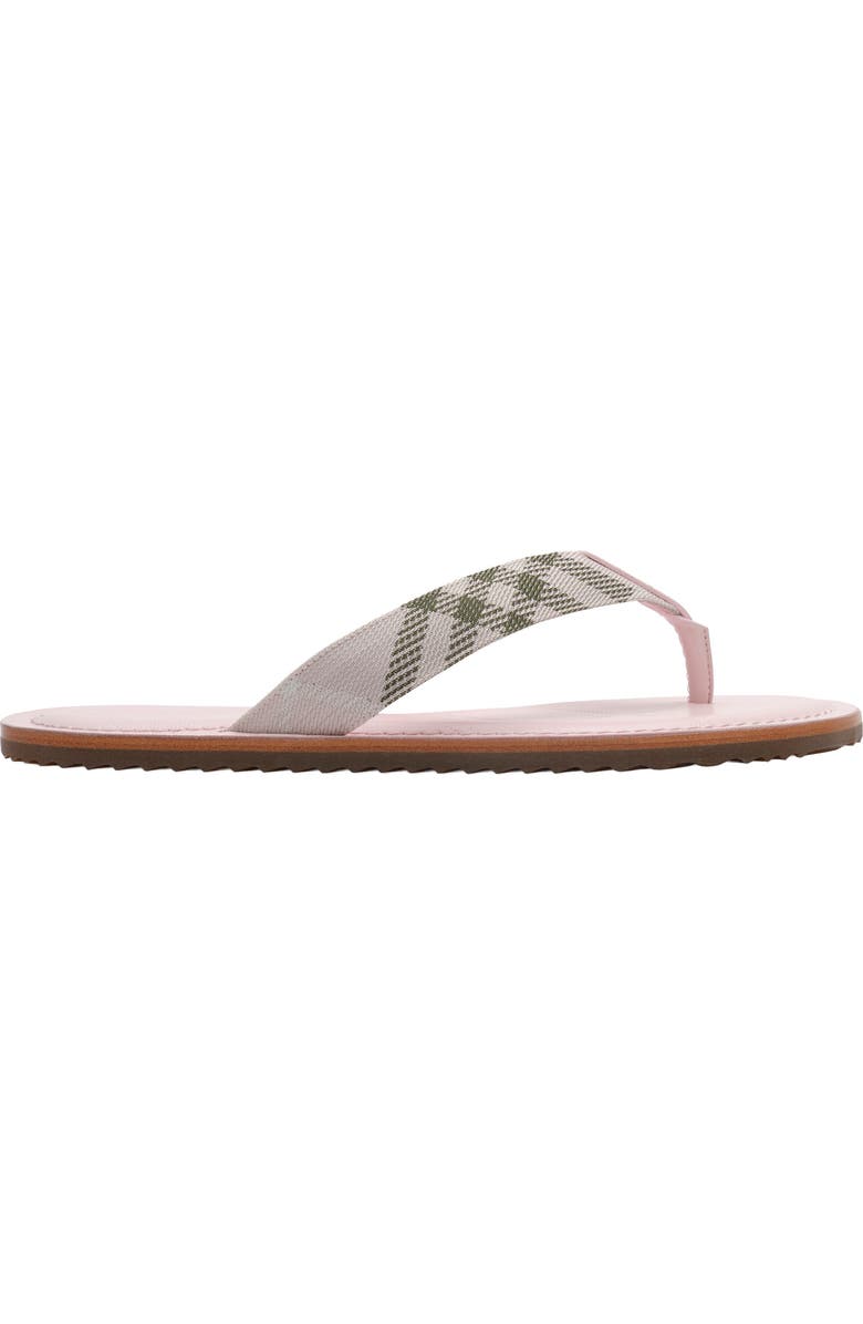 Burberry Check Pavilion Sandals, Main, color, Mallow Pink