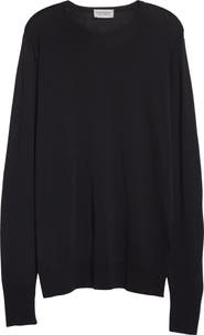 John Smedley Marcus Virgin Wool Crewneck Sweater