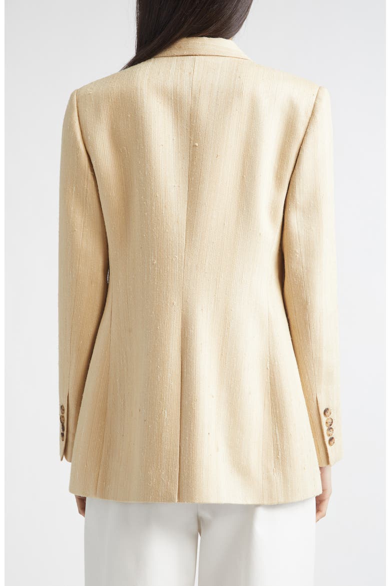 Bow Silk Blend Jacket, Alternate, color, SAND