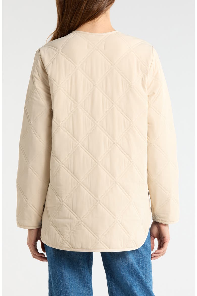 Quilted Patch Pocket Jacket, Alternate, color, BEIGE BURNT