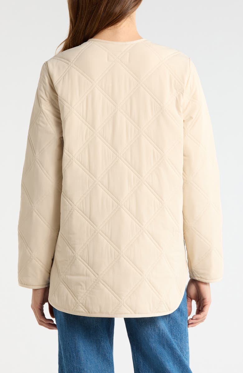 Caslon<sup>®</sup> Quilted Patch Pocket Jacket, Alternate, color, Beige Burnt
