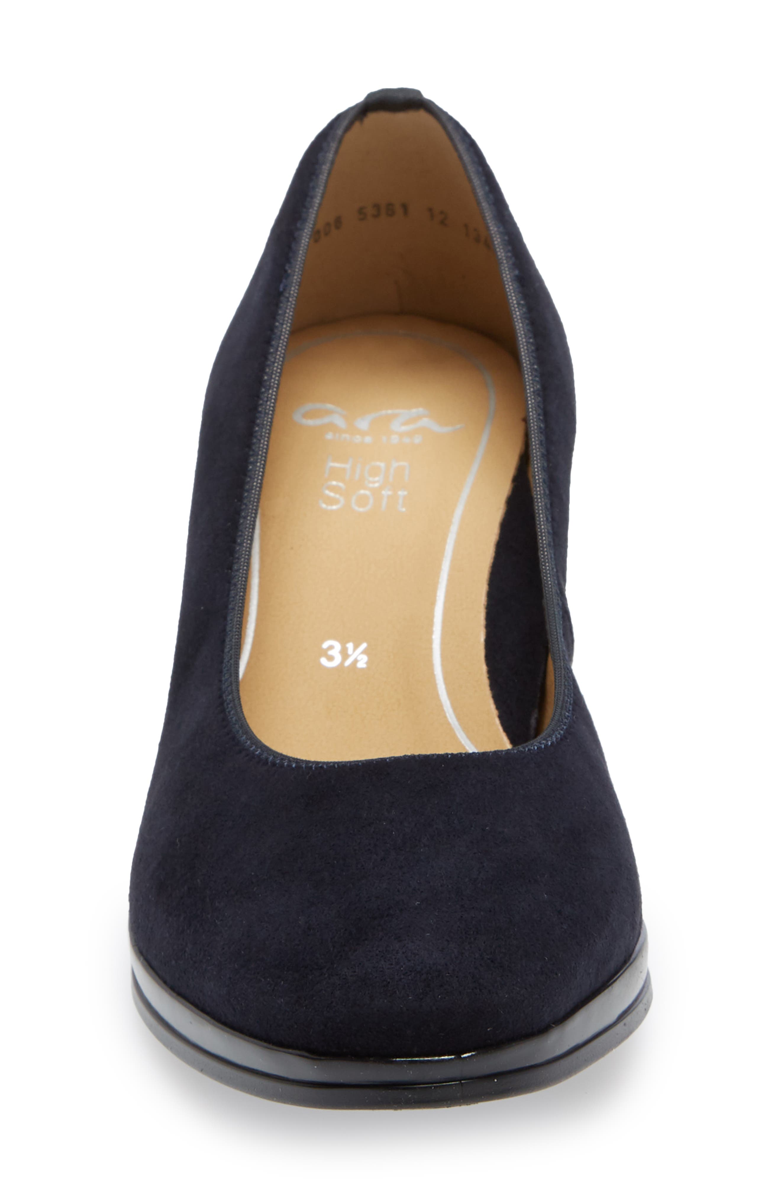 ara Ophelia Pump, Alternate, color, Blue Suede