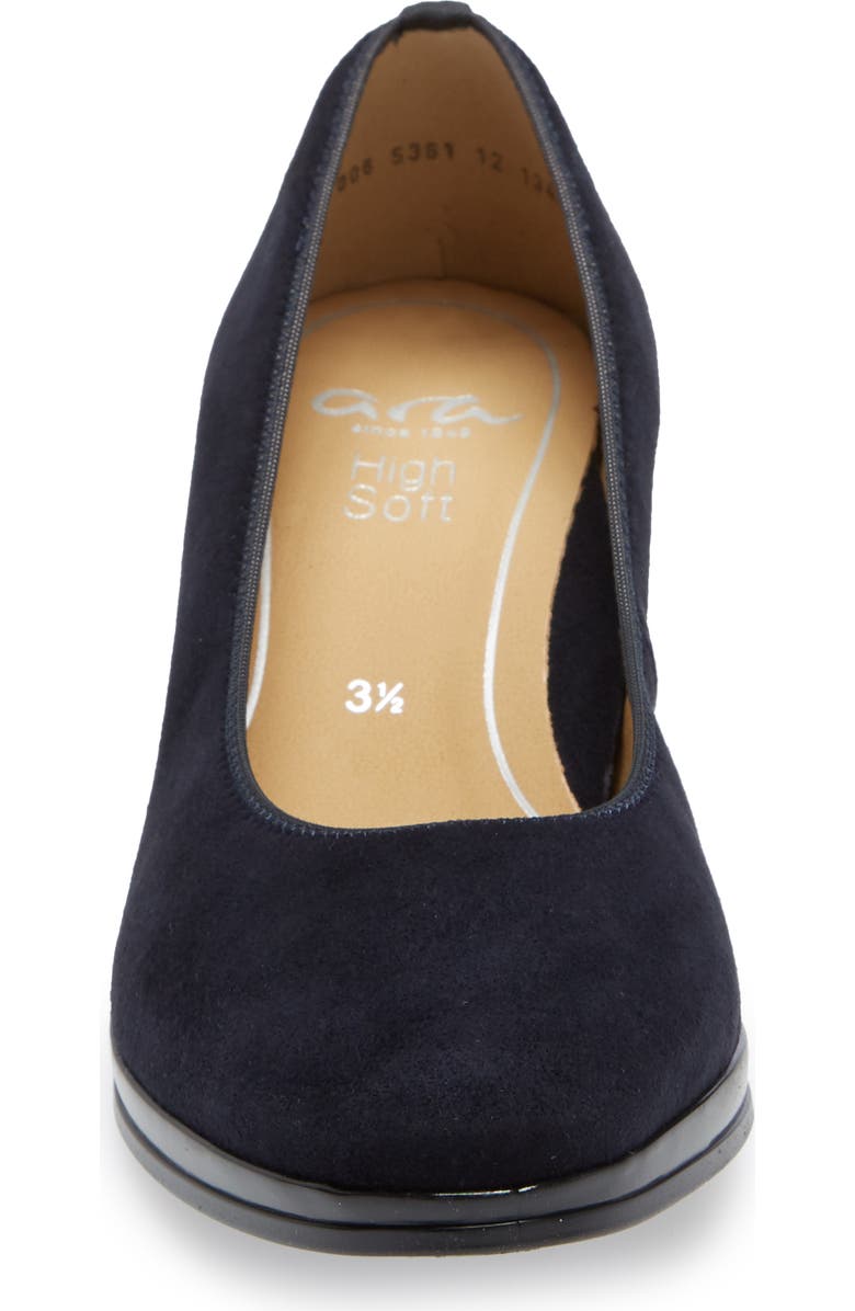 ara Ophelia Pump, Alternate, color, Blue Suede