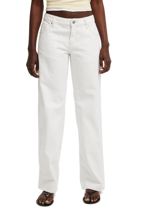 Women's Low Rise Straight Jean