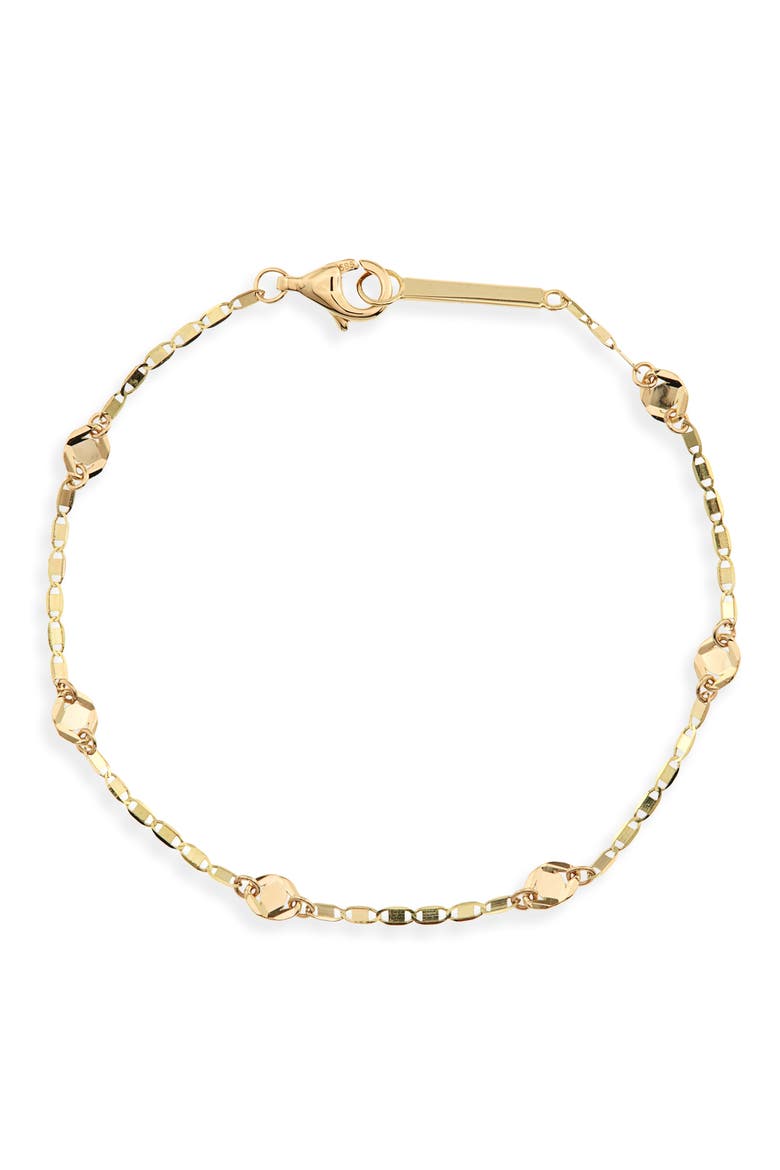 Ombré Petite Malibu Station Bracelet, Main, color, YELLOW - SIZE 6
