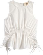 TENLY Kids' Drawstring Poplin Top