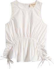 TENLY Kids' Drawstring Poplin Top