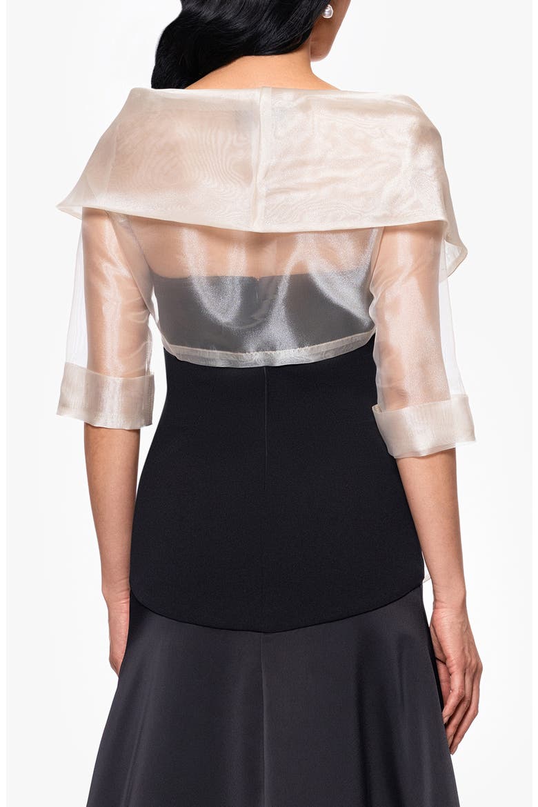 Organza Wrap Jacket, Alternate, color, KHAKI