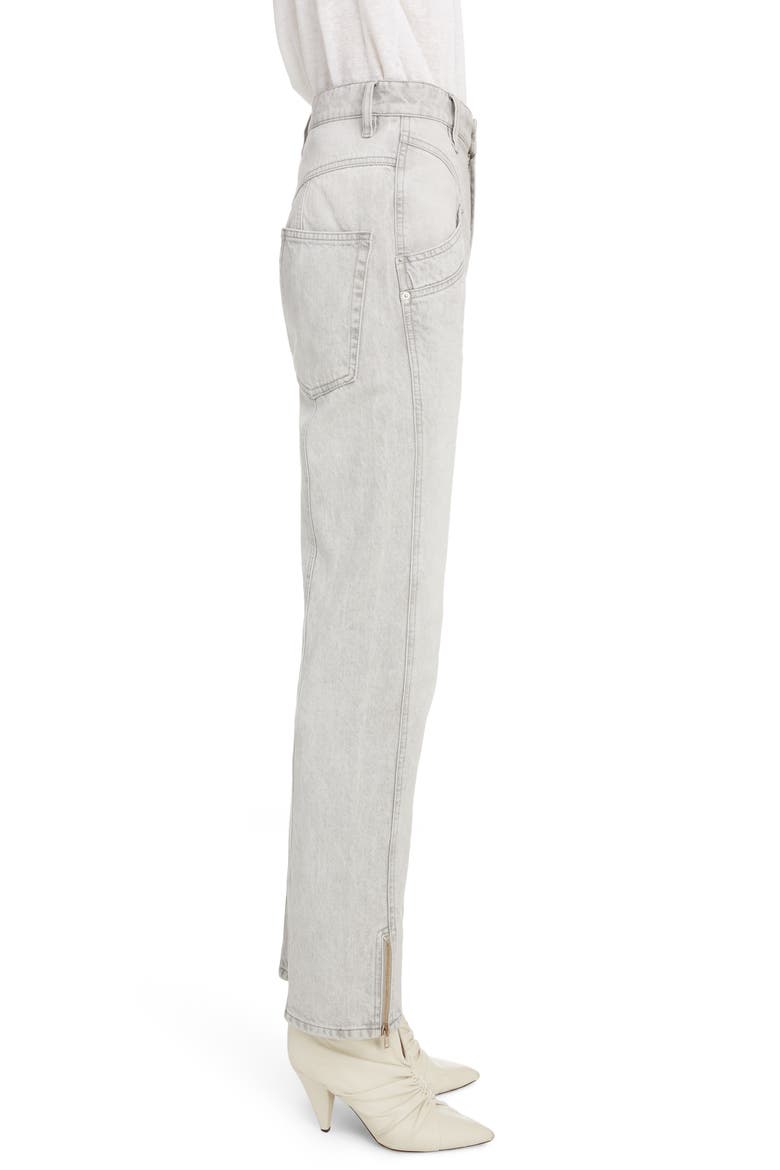Straight Leg Jeans, Alternate, color, GREY