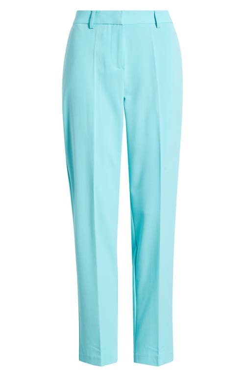 Tahari Asl Classic Straight Leg Pants In Turquoise