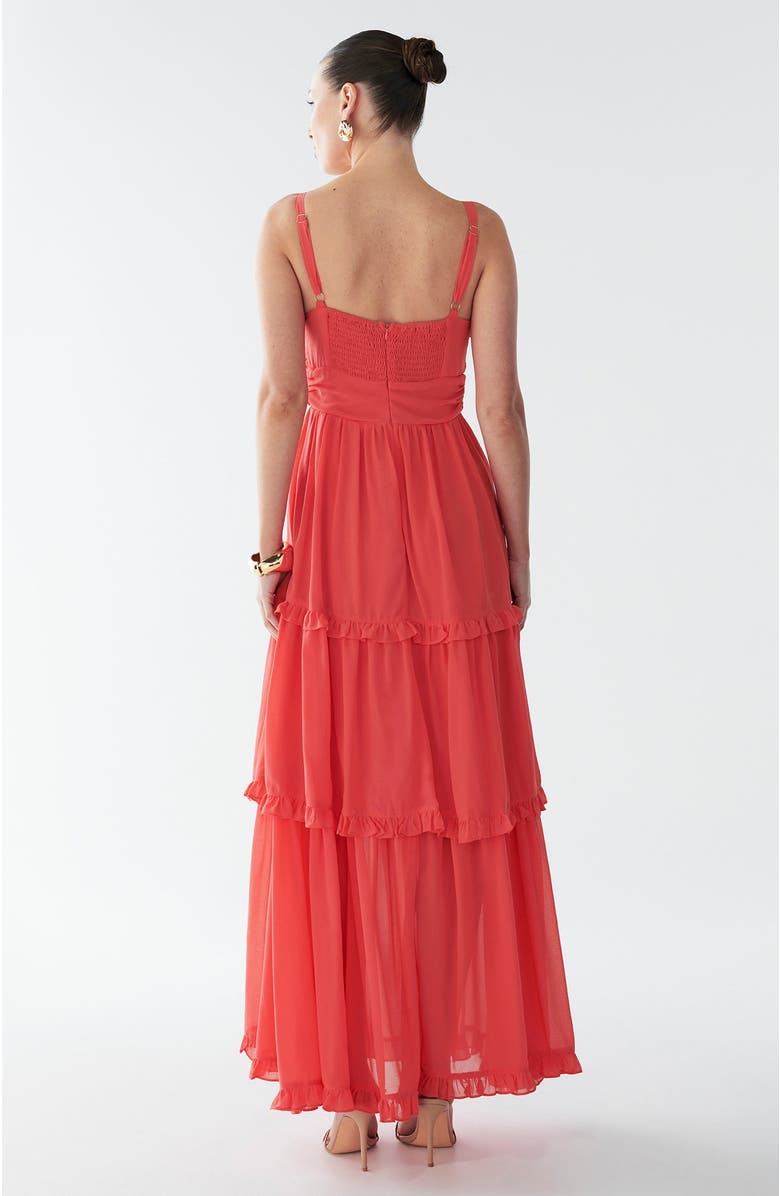 BWLDR Willow Maxi Dress, Alternate, color, Coral Pink