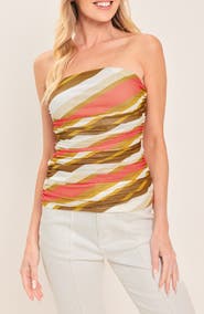 FLYING TOMATO Mesh Tube Top