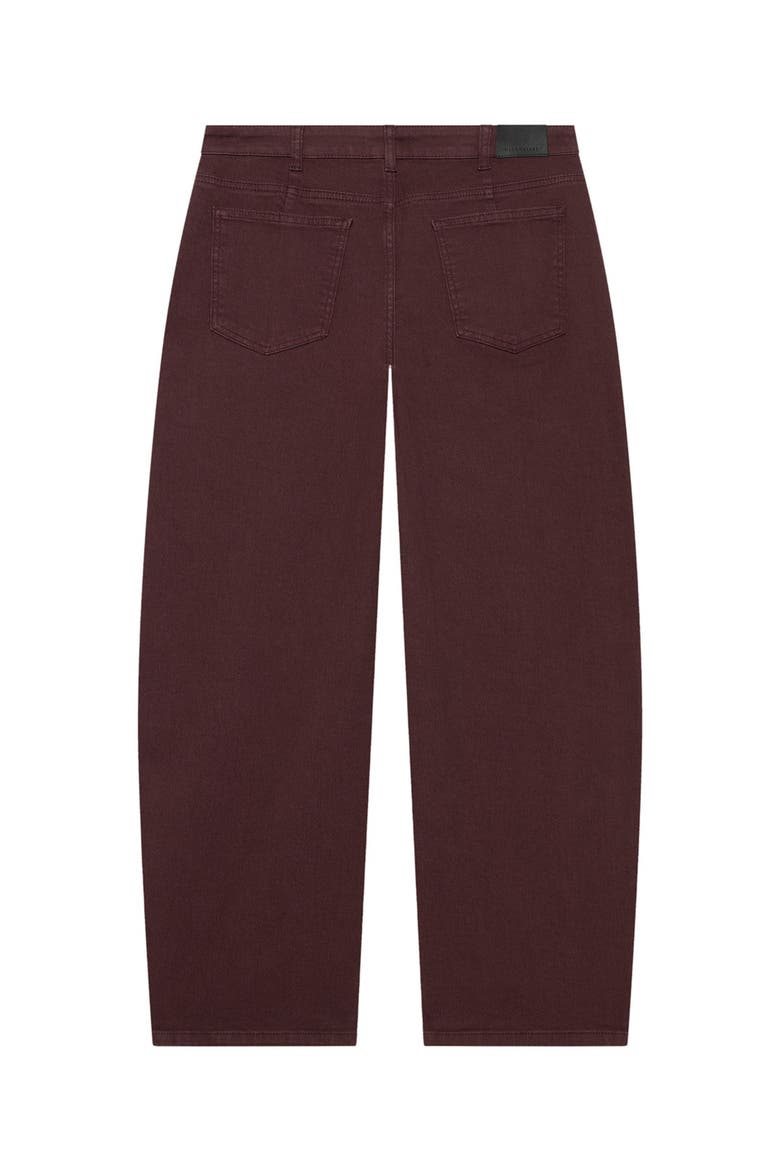 Ultimate full-length tapered leg Barrel Jeans, Alternate, color, Burgundy