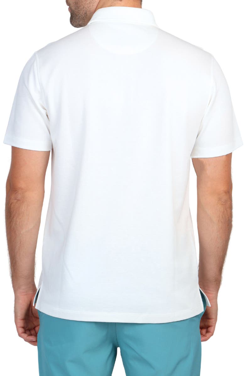 TailorByrd Solid Modal Blend Polo, Alternate, color, White
