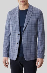 Robert Barakett Ambrose Plaid Knit Sport Coat