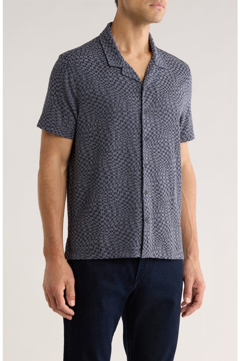 Cillian Camp Shirt, Alternate, color, DEEP BLUE