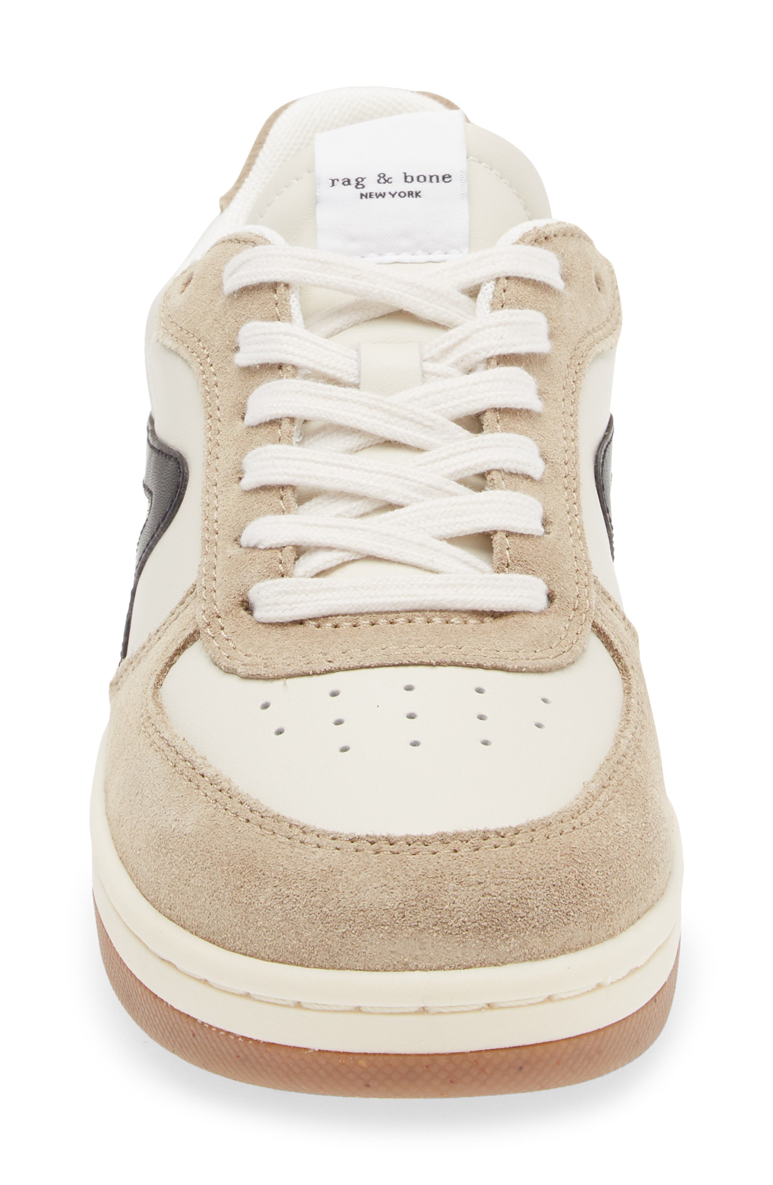 rag & bone Retro Court Sneaker, Alternate, color, Dove/ Sand