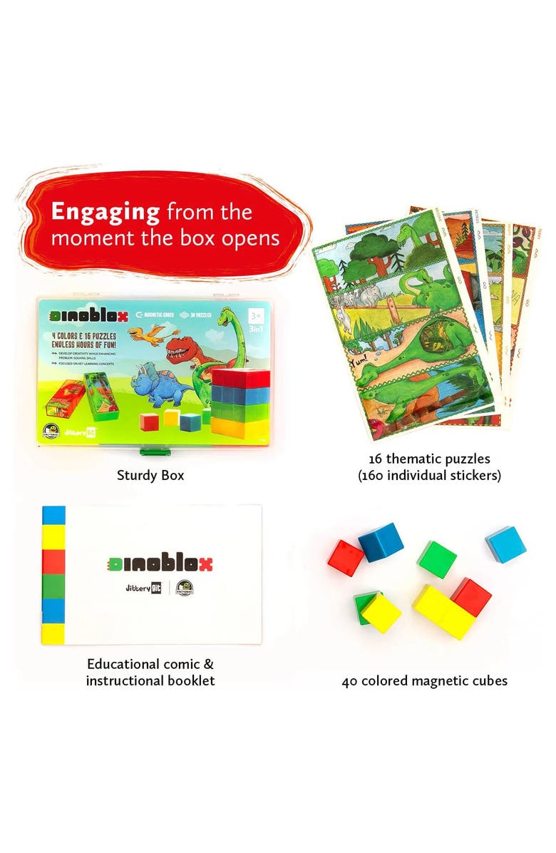 JitteryGit Dinoblox, Alternate, color, Multi Color