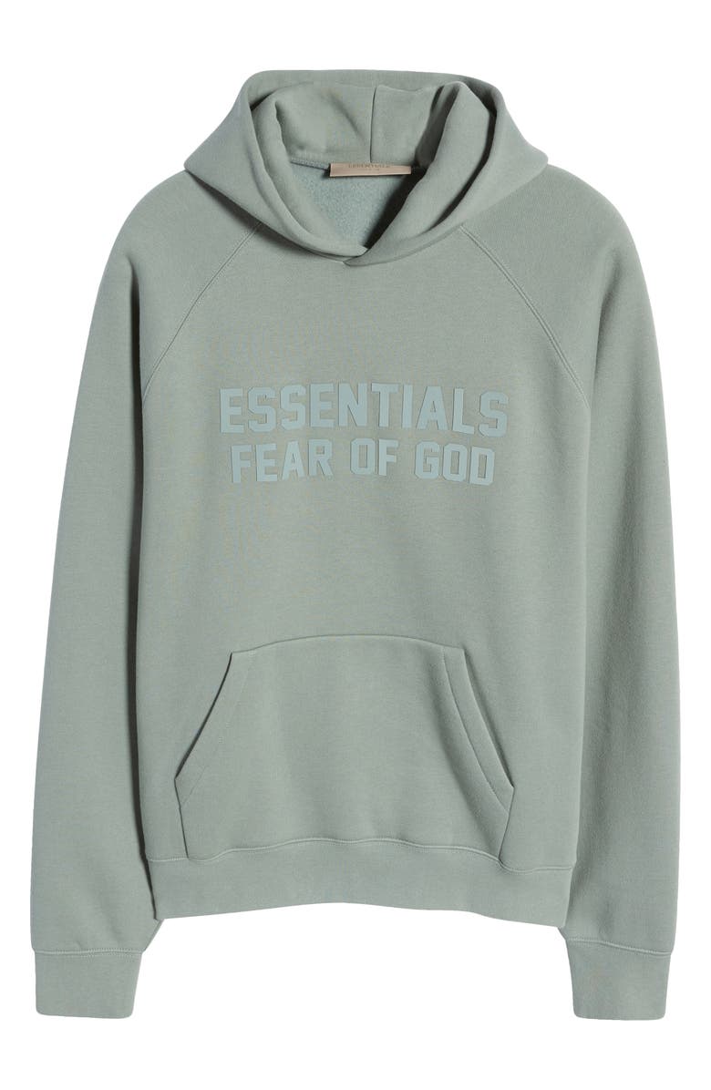 Fear of God Essentials Logo Fleece Hoodie, Alternate, color, 