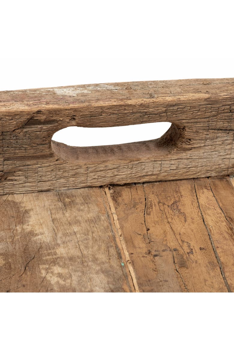 Carson Reclaimed Wood Tray, Alternate, color, Brown