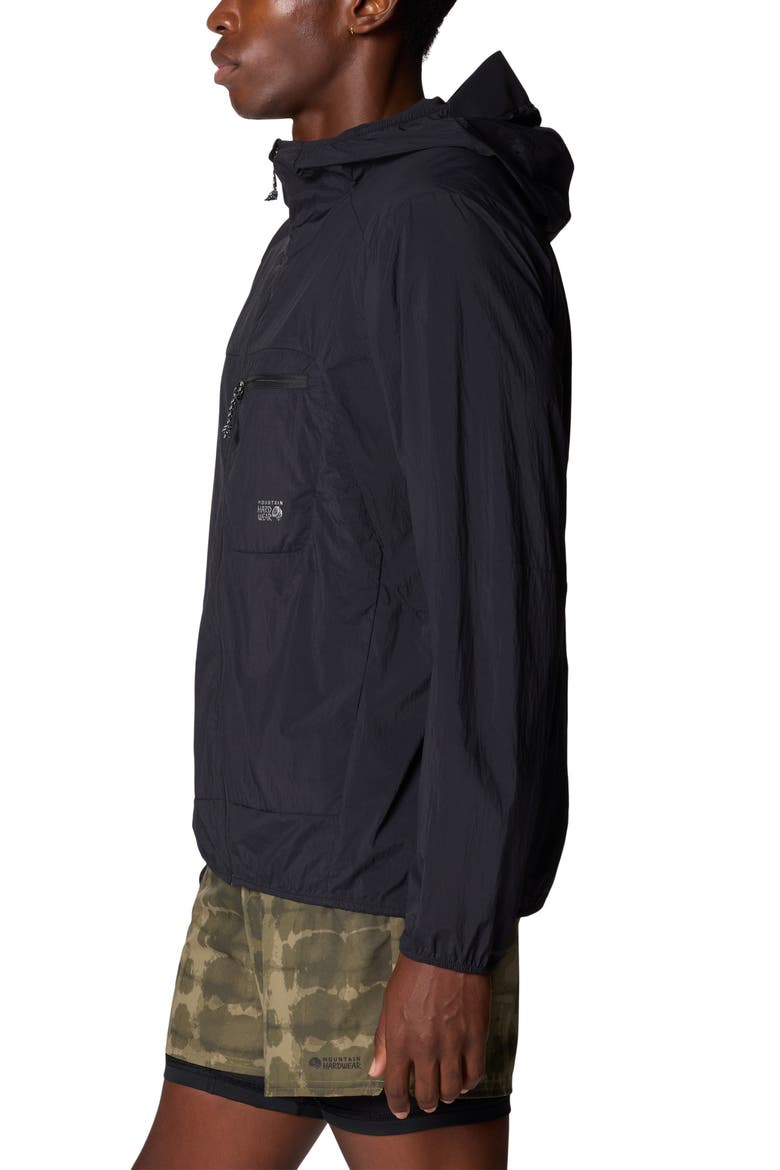 Wind Veil™ Hooded Jacket, Alternate, color, BLACK