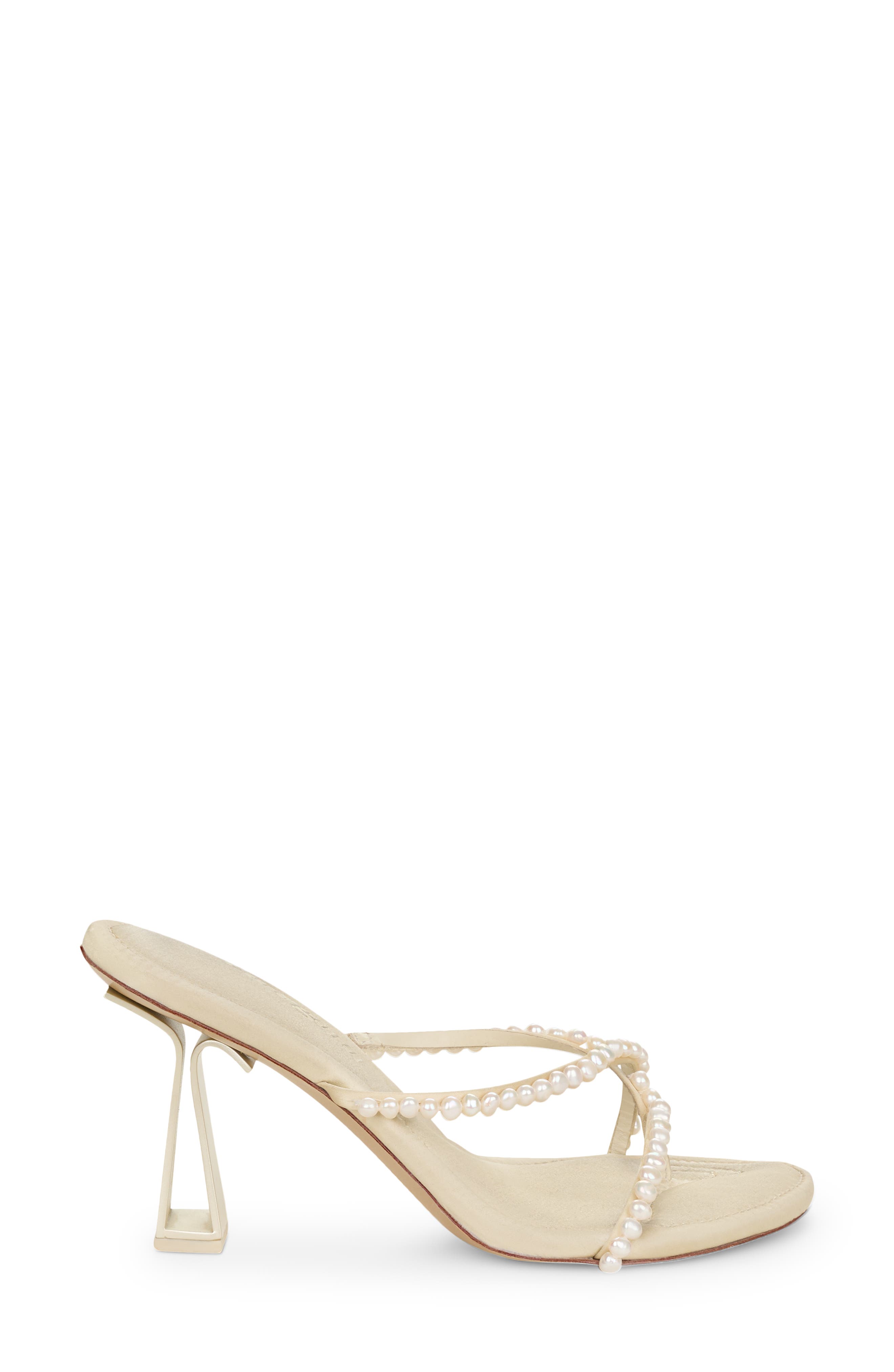 Cult Gaia Soriah Sandal, Alternate, color, Pearl