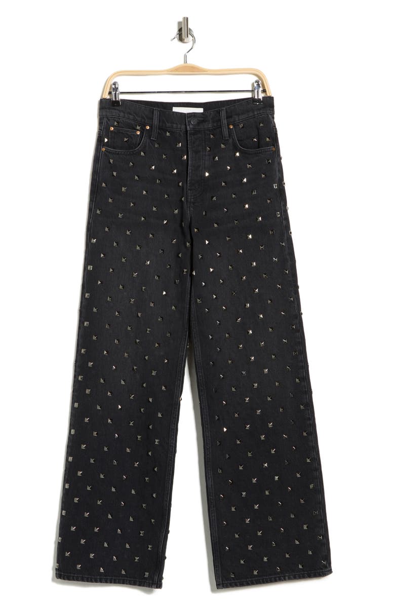 MOTHER SNACKS! The Smoothie Sneak High Waist Wide Leg Jeans, Alternate, color, Nails For Dinner