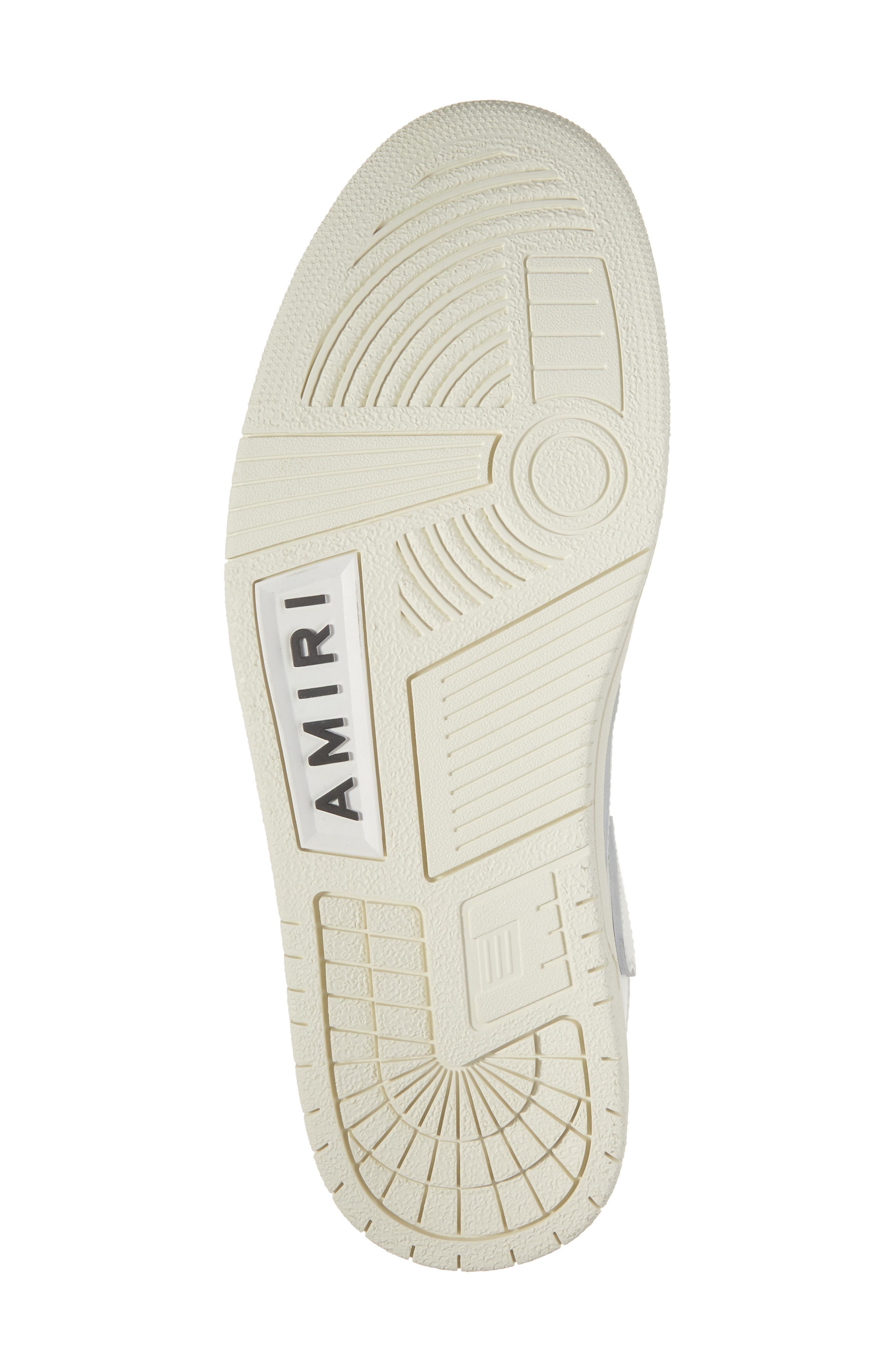 AMIRI Skeleton Low Top Sneaker, Alternate, color, White/ White/ Vintage