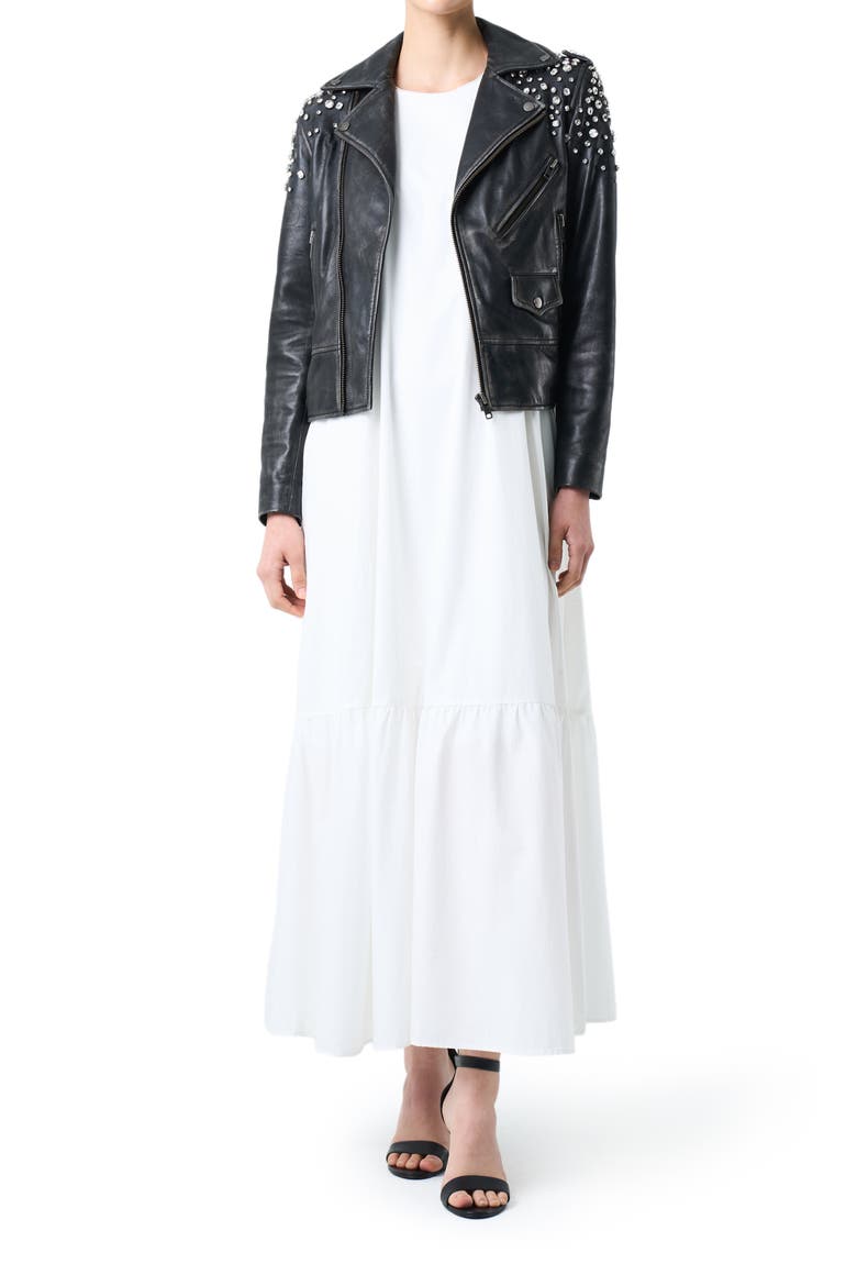 Denver Leather Jacket, Alternate, color, Black
